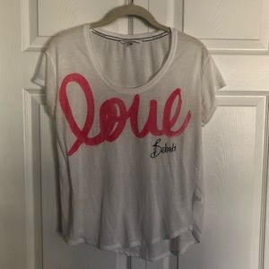 Victoria’s Secret White LOVE T-Shirt